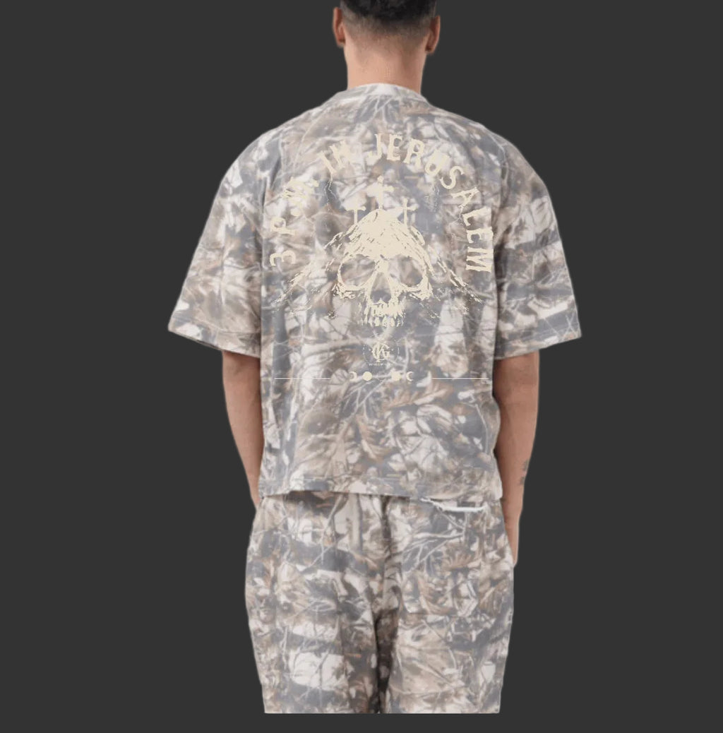 3PM in Jerusalem – Camo Cropped Tee