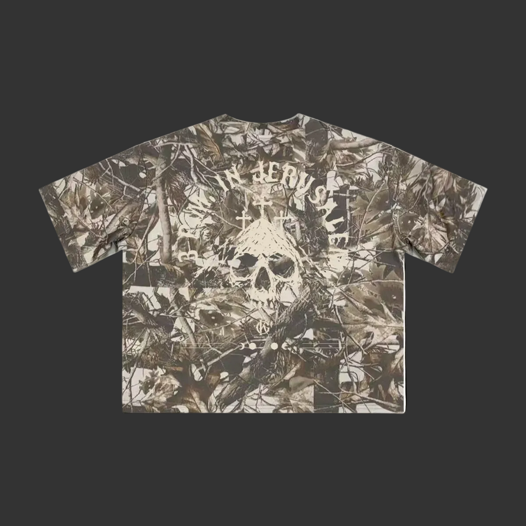 3PM in Jerusalem – Camo Cropped Tee