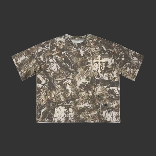 3PM in Jerusalem – Camo Cropped Tee